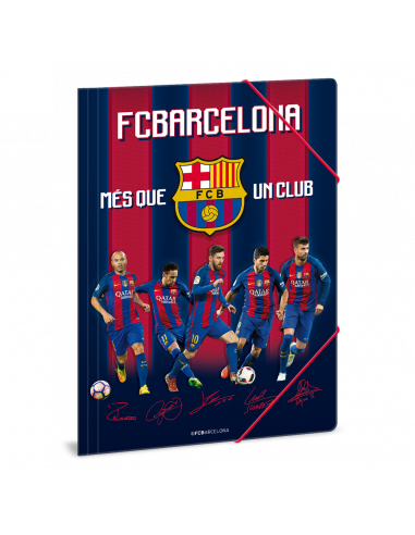 Zložka na zošity A4 FC Barcelona Team