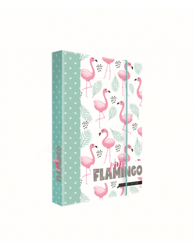 Box na zošity A4 Romantic Nature Flamingo