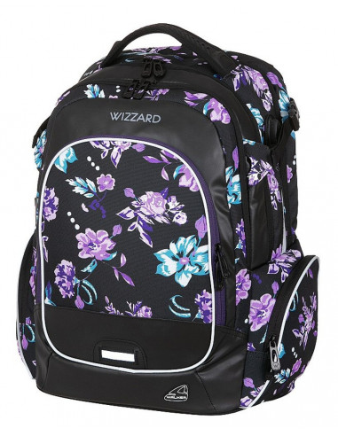 Študentský batoh WIZZARD Flower Violet