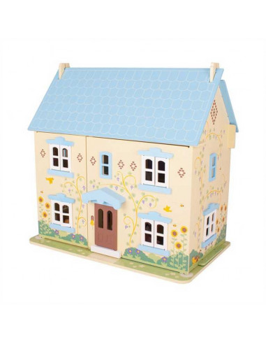 Slnečnicový domček pre bábiky