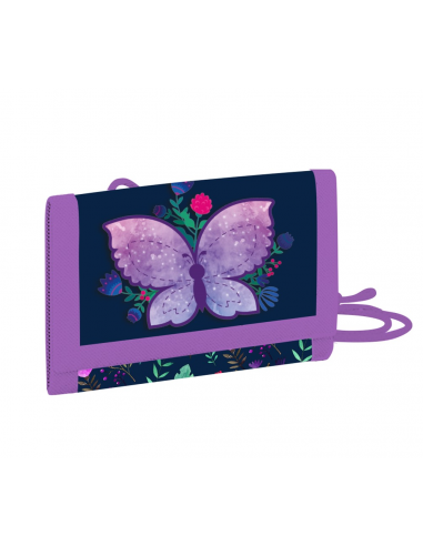 Detská textilná peňaženka Motýľ