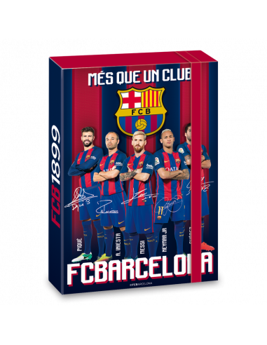 Box na zošity A5 FC Barcelona Team