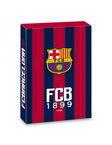 Box na zošity A4 FC Barcelona stripes