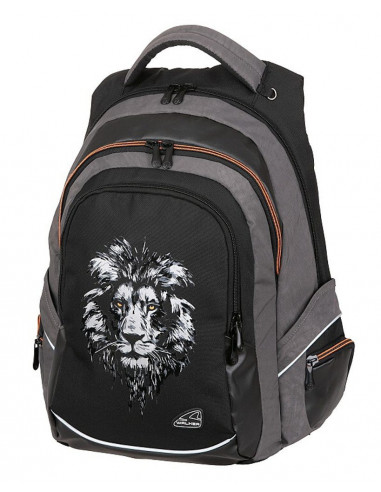 Študentský batoh FAME Lion Black