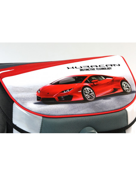 Školská taška Lamborghini Red Huracan magnetic