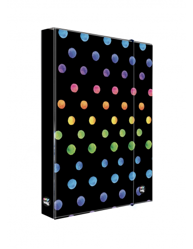 Box na zošity A4 Jumbo Dots colors