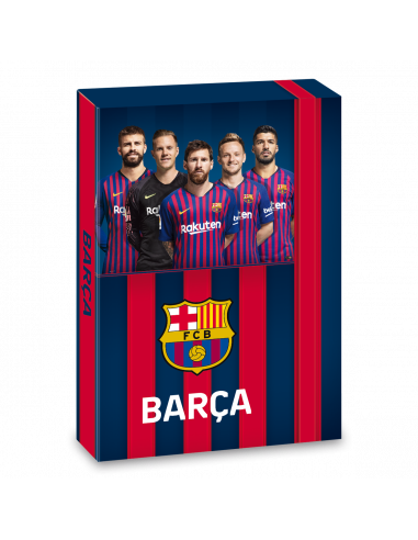 Box na zošity FC Barcelona 19 hráči A4