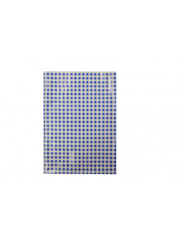 Obrus do výtvarnej výchovy 65x50cm modro-biele kocky