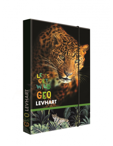 Box na zošity A4 Jumbo Geo WILD leopard
