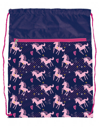Vrecko na cvičky Pink Unicorn
