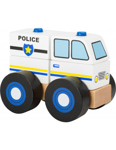 Drevené skladacie auto polície
