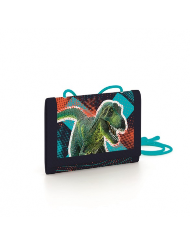Detská textilná peňaženka Premium Dinosaurus
