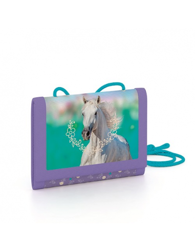 Detská textilná peňaženka kôň