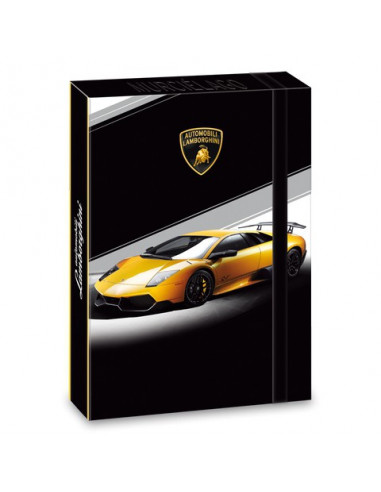 Box na zošity Lamborghini žluté A4